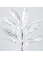 ΑΣΗΜΙ ΔΕΝΤΡΟ ΦΤΕΡΗ 1,2m, ΜΕΤΑΣΧΗΜΑΤΙΣΤΗΣ, 80 ΘΕΡΜΑ ΛΕΥΚΑ MINI LED, ΠΡΟΕΚΤΑΣΗ ΠΑΡΟΧΗΣ 3m, IP44