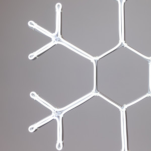 ΧΙΟΝΟΝΙΦΑΔΑ, 5m ΝΕΟΝ LED ΦΩΤΟΣΩΛΗΝΑΣ, ΜΟΝΟΚΑΝΑΛΟΣ, ΛΕΥΚO LED, 59x50cm, IP44