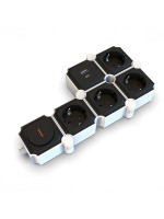 ΠΟΛΥΠΡΙΖΟ 4 ΘΕΣΕΩΝ ΚΑΙ 2 USB (TYPE A & C) ΣΠΑΣΤΟ  ΜΕ ΚΑΛΩΔΙΟ ΚΑΙ ΔΙΑΚΟΠΤΗ 3x1,5mm 2m ΜΕ ΠΡΟΣΤΑΣΙΑ ΕΠΑΦΩΝ