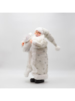 ΑΓΙΟΣ ΒΑΣΙΛΗΣ ΜΕ ΛΕΥΚΑ ΓΟΥΝΙΝΑ ΡΟΥΧΑ ΚΑΙ ΣΑΚΟ ΜΕ BERRY, 50cm