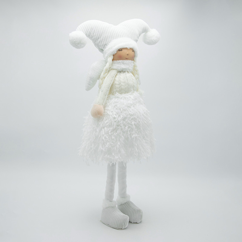 ΚΟΡΙΤΣΑΚΙ ΜΕ ΛΕΥΚΑ ΡΟΥΧΑ ΚΑΙ ΦΩΤΙΖΟΜΕΝΗ ΦΟΥΣΤΑ, 63cm