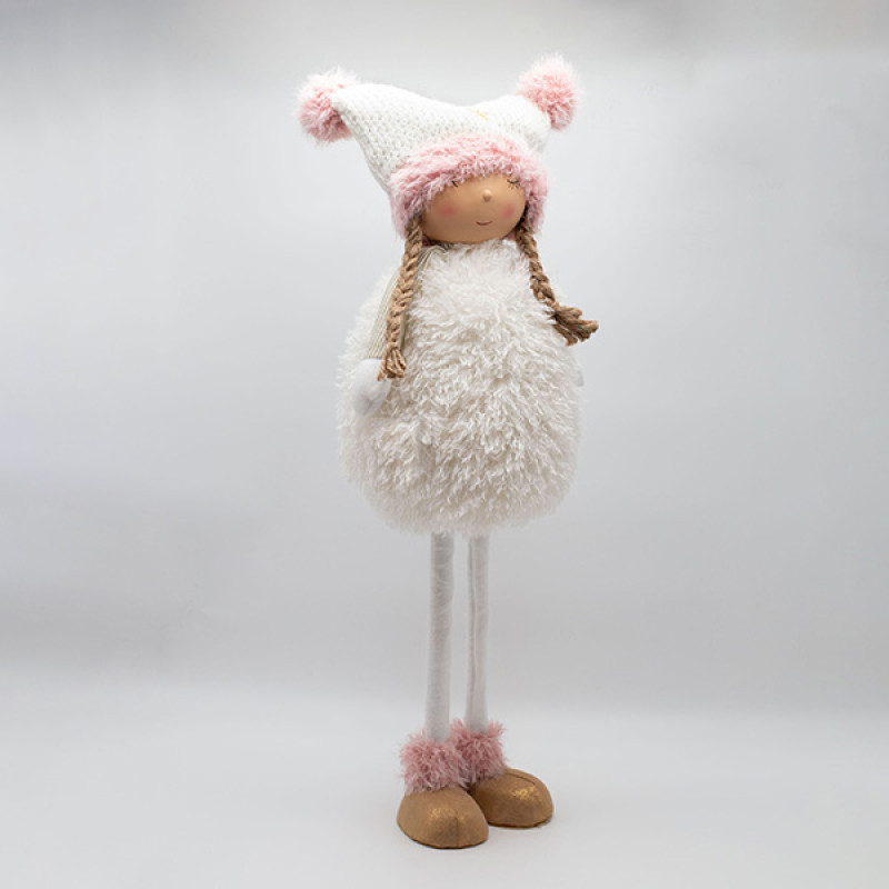 ΚΟΡΙΤΣΑΚΙ ME ΡΟΖ POM POM, 69cm