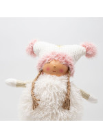 ΚΟΡΙΤΣΑΚΙ ME ΡΟΖ POM POM, 44cm