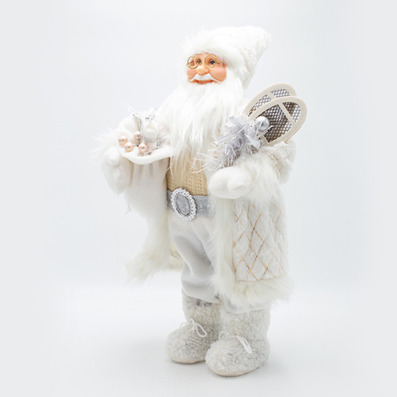 ΑΗ ΒΑΣΙΛΗΣ ΜΕ ΛΕΥΚΗ ΓΟΥΝΑ ΚΑΙ ΔΩΡΑΚΙΑ, 45cm