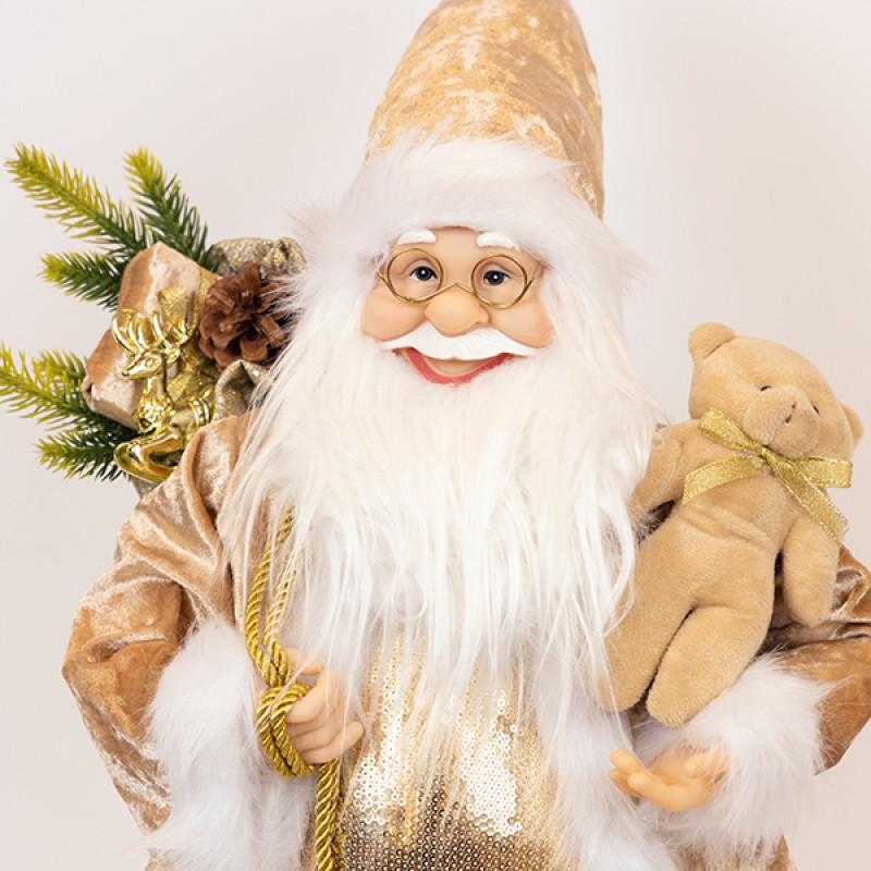 ΑΗ ΒΑΣΙΛΗΣ ΜΕ ΣΑΜΠΑΝΙ ΡΟΥΧΑ ΚΑΙ ΑΡΚΟΥΔΑΚΙ, 60cm