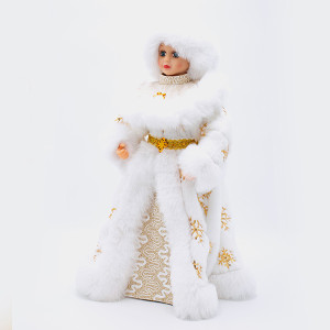 ΚΟΥΚΛΙΤΣΑ ΜΕ ΛΕΥΚΗ ΚΑΠΑ, 45cm