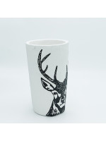 ΒΑΖΟ ΑΠΌ ΤΣΙΜΕΝΤΟ, ΜΕ ΤΑΡΑΝΔΟ, 11.5x11.5x20cm