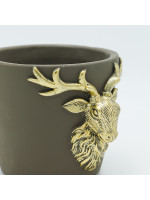 ΚΑΣΠΟ ΑΠΌ ΤΣΙΜΕΝΤΟ, ΜΕ ΑΝΑΓΛΥΦΟ ΤΑΡΑΝΔΟ, 16x14x12.5cm