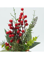 ΚΑΣΠΩ ΜΕ ΧΡΙΣΤΟΥΓΕΝΝΙΑΤΙΚΗ ΔΙΑΚΟΣΜΙΣΗ, ΦΩΤΙΖΟΜΕΝΟ, 10x35cm