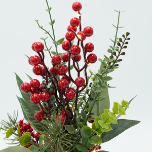 ΚΑΣΠΩ ΜΕ ΧΡΙΣΤΟΥΓΕΝΝΙΑΤΙΚΗ ΔΙΑΚΟΣΜΙΣΗ, ΦΩΤΙΖΟΜΕΝΟ, 10x35cm