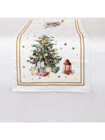 ΡΑΝΕΡ, ΛΕΥΚΟ ΜΕ ΧΡΙΣΤΟΥΓΕΝΝΙΑΤΙΚΟ ΔΕΝΤΡΟ, 40x140cm