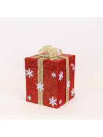 ΔΩΡΑΚΙ ΜΗΧΑΝΙΚΟ ΜΕ ΑΝΟΙΓΟΜΕΝΟ ΚΑΠΑΚΙ ΑΦΗΣ, ΜΟΥΣΙΚΗ, ΚΙΝΗΣΗ ΚΑΙ ΦΩΣ, ΚΟΚΚΙΝΟ, ΜΠΑΤΑΡΙΑΣ, 25x25cm