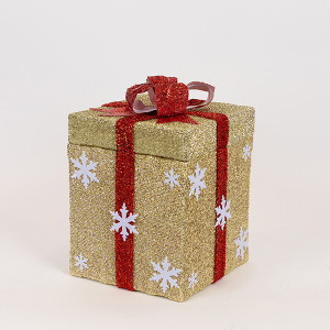 ΔΩΡΑΚΙ ΜΗΧΑΝΙΚΟ ΜΕ ΑΝΟΙΓΟΜΕΝΟ ΚΑΠΑΚΙ ΑΦΗΣ, ΜΟΥΣΙΚΗ, ΚΙΝΗΣΗ ΚΑΙ ΦΩΣ, ΧΡΥΣΟ, ΜΠΑΤΑΡΙΑΣ, 25x25cm