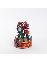 ΡΟΔΑ ΛΟΥΝΑ ΠΑΡΚ, ΜΕ ΧΙΟΝΟΝΙΦΑΔΑ, ΜΕ ΦΩΣ, ΜΟΥΣΙΚΗ ΚΑΙ ΚΙΝΗΣΗ, ΜΠΑΤΑΡΙΑΣ, 13x13x18.5cm