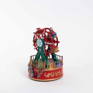 ΡΟΔΑ ΛΟΥΝΑ ΠΑΡΚ, ΜΕ ΧΙΟΝΟΝΙΦΑΔΑ, ΜΕ ΦΩΣ, ΜΟΥΣΙΚΗ ΚΑΙ ΚΙΝΗΣΗ, ΜΠΑΤΑΡΙΑΣ, 13x13x18.5cm