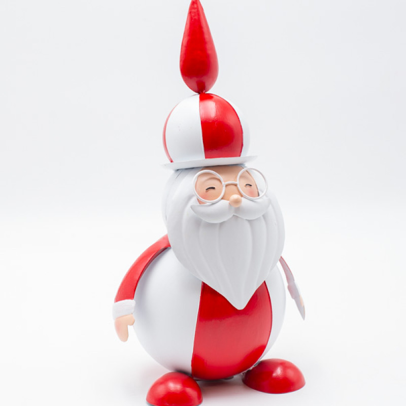 ΑΓΙΟΣ ΒΑΣΙΛΗΣ, CANDY, ΜΕΤΑΛΛΙΚΟΣ, 14x13x30cm