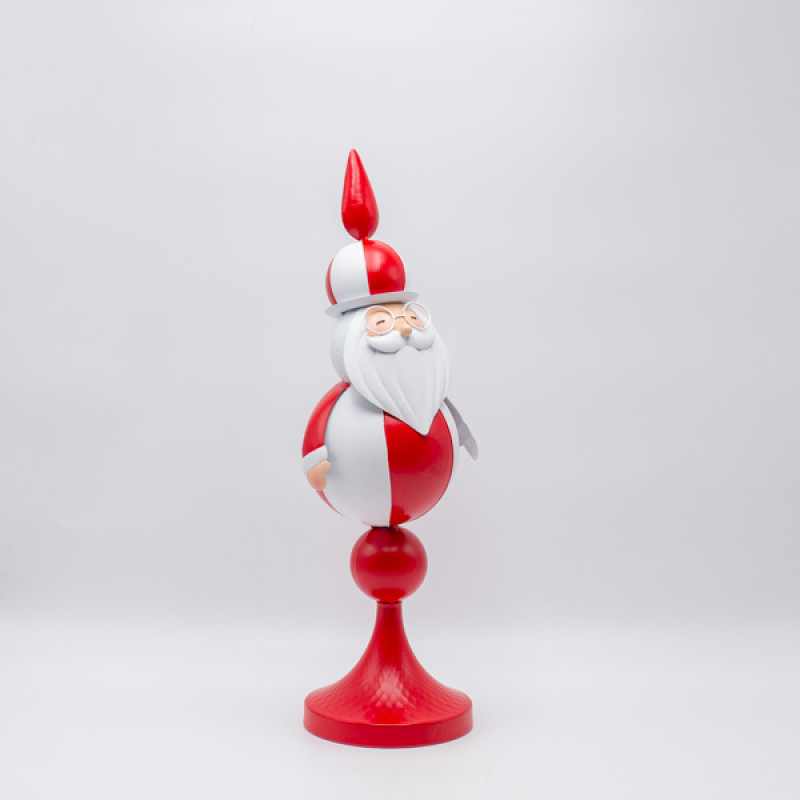 ΑΓΙΟΣ ΒΑΣΙΛΗΣ, CANDY, ΜΕΤΑΛΛΙΚΟΣ, 14x13x45cm