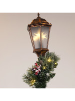 ΚΟΛΩΝΑ ΜΕ ΧΡΙΣΤΟΥΓΕΝΝΙΑΤΙΚΗ ΓΙΡΛΑΝΤΑ, ΦΩΤΙΖΟΜΕΝΗ, ΜΕ ΜΕΤΑΣΧΗΜΑΤΙΣΤΗ, 210cm