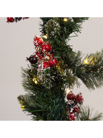 ΚΟΛΩΝΑ ΜΕ ΧΡΙΣΤΟΥΓΕΝΝΙΑΤΙΚΗ ΓΙΡΛΑΝΤΑ, ΦΩΤΙΖΟΜΕΝΗ, ΜΕ ΜΕΤΑΣΧΗΜΑΤΙΣΤΗ, 210cm