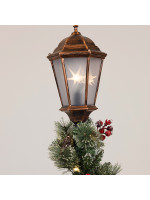 ΚΟΛΩΝΑ ΜΕ ΧΡΙΣΤΟΥΓΕΝΝΙΑΤΙΚΗ ΓΙΡΛΑΝΤΑ, ΦΩΤΙΖΟΜΕΝΗ, ΜΕ ΜΕΤΑΣΧΗΜΑΤΙΣΤΗ, 150cm