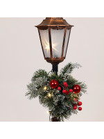 ΚΟΛΩΝΑ ΜΕ ΧΡΙΣΤΟΥΓΕΝΝΙΑΤΙΚΗ ΓΙΡΛΑΝΤΑ, ΦΩΤΙΖΟΜΕΝΗ, ΜΕ ΜΕΤΑΣΧΗΜΑΤΙΣΤΗ, 120cm