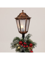 ΚΟΛΩΝΑ ΜΕ ΧΡΙΣΤΟΥΓΕΝΝΙΑΤΙΚΗ ΓΙΡΛΑΝΤΑ, ΦΩΤΙΖΟΜΕΝΗ, ΜΕ ΜΕΤΑΣΧΗΜΑΤΙΣΤΗ, 120cm