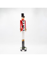 ΜΕΤΑΛΛΙΚΟΣ ΚΑΡΥΟΘΡΑΥΣΤΗΣ, ΜΑΥΡΟ ΚΑΡΟ ΜΕ ΚΟΚΚΙΝΟ, 90cm