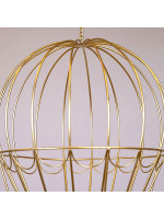 ΜΕΤΑΛΛΙΚΟ ΑΕΡΟΣΤΑΤΟ, ΧΡΥΣΟ, 33x33x84cm