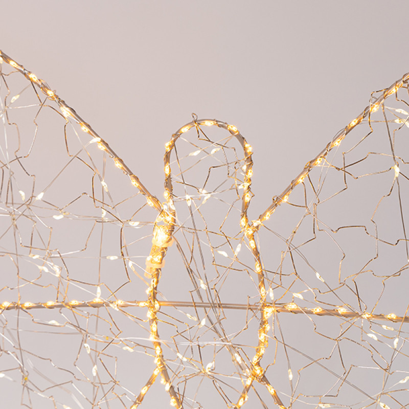 ΠΕΤΑΛΟΥΔΑ ΦΩΤΙΖΟΜΕΝΗ, ΜΕΤΑΣΧΗΜΑΤΙΣΤΗ, ΧΡΟΝΟΔΙΑΚΟΠΤΗ, ΑΣΗΜΙ ΧΑΛΚΙΝΟ ΚΑΛΩΔΙΟ, 250 ΣΚΟΥΡΟ ΘΕΡΜΟ ΛΕΥΚΟ & 150+36 FLASH ΘΕΡΜΟ ΛΕΥΚΟ LED, ΠΡΟΕΚΤΑΣΗ ΠΑΡΟΧΗΣ 5m, IP44