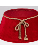 ΠΟΔΙΑ ΔΕΝΤΡΟΥ ΣΤΑΘΕΡΟΥ ΤΥΠΟΥ, ΚΟΚΚΙΝΗ ΒΕΛΟΥΔΙΝΗ, Ø56x25cm