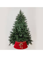 ΠΟΔΙΑ ΔΕΝΤΡΟΥ ΣΤΑΘΕΡΟΥ ΤΥΠΟΥ, ΚΟΚΚΙΝΗ ΒΕΛΟΥΔΙΝΗ, Ø56x25cm