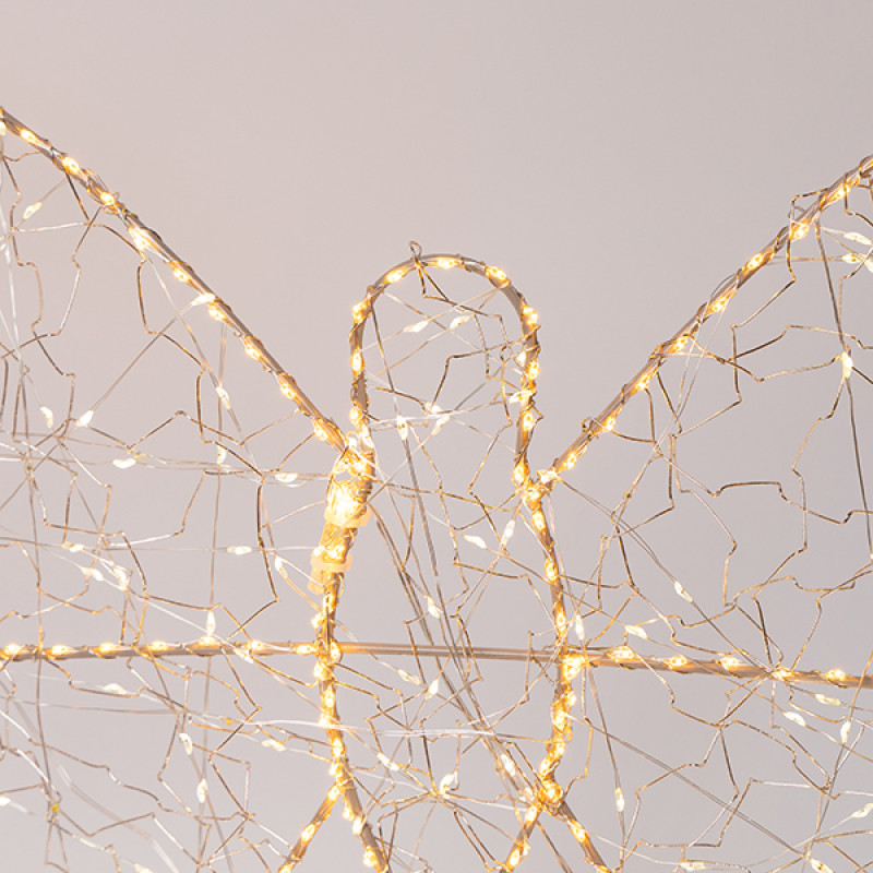 ΠΕΤΑΛΟΥΔΑ ΦΩΤΙΖΟΜΕΝΗ, ΜΕΤΑΣΧΗΜΑΤΙΣΤΗ, ΧΡΟΝΟΔΙΑΚΟΠΤΗ, ΑΣΗΜΙ ΧΑΛΚΙΝΟ ΚΑΛΩΔΙΟ, 380 ΣΚΟΥΡΟ ΘΕΡΜΟ ΛΕΥΚΟ & 320+60 FLASH ΘΕΡΜΟ ΛΕΥΚΟ LED, ΠΡΟΕΚΤΑΣΗ ΠΑΡΟΧΗΣ 5m, IP44