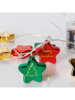 ΣΕΙΡΑ, 10 LED 5mm, ΠΛΑΣΤΙΚΑ ΧΡΩΜΑΤΙΣΤΑ ΑΣΤΕΡΙΑ, ΜΠΑΤΑΡΙΑΣ 3xAA, ΧΡΟΝΟΔΙΑΚΟΠΤΗ, ΔΙΑΦΑΝΟ PVC ΚΑΛΩΔΙΟ, ΘΕΡΜΟ ΛΕΥΚΟ LED ΑΝΑ 10cm, ΠΡΟΕΚΤΑΣΗ ΠΑΡΟΧΗΣ 30cm, IP20