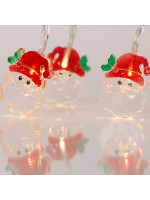 ΣΕΙΡΑ, 10 LED 5mm, ΠΛΑΣΤΙΚΟ ΑΓΙΟ ΒΑΣΙΛΗ, ΜΠΑΤΑΡΙΑΣ 3xAA, ΧΡΟΝΟΔΙΑΚΟΠΤΗ, ΔΙΑΦΑΝΟ PVC ΚΑΛΩΔΙΟ, ΘΕΡΜΟ ΛΕΥΚΟ LED ΑΝΑ 10cm, ΠΡΟΕΚΤΑΣΗ ΠΑΡΟΧΗΣ 30cm, IP20