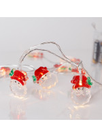 ΣΕΙΡΑ, 10 LED 5mm, ΠΛΑΣΤΙΚΟ ΑΓΙΟ ΒΑΣΙΛΗ, ΜΠΑΤΑΡΙΑΣ 3xAA, ΧΡΟΝΟΔΙΑΚΟΠΤΗ, ΔΙΑΦΑΝΟ PVC ΚΑΛΩΔΙΟ, ΘΕΡΜΟ ΛΕΥΚΟ LED ΑΝΑ 10cm, ΠΡΟΕΚΤΑΣΗ ΠΑΡΟΧΗΣ 30cm, IP20