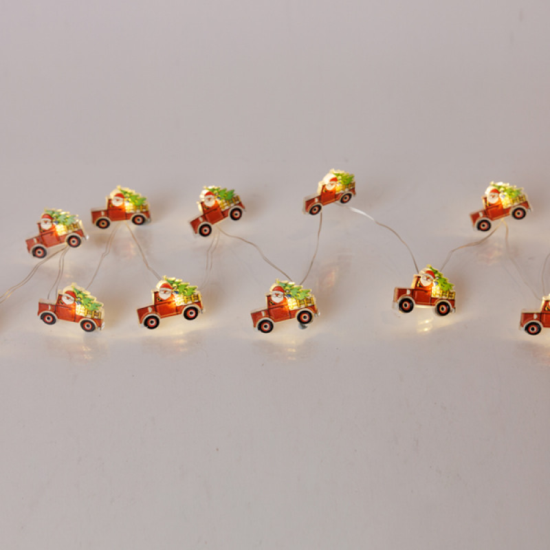 ΣΕΙΡΑ, 20 MINI LED, ΑΓΙΟΣ ΒΑΣΙΛΗΣ ΜΕ AMAΞΙ, ΜΠΑΤΑΡΙΑΣ 3xAA, ΧΡΟΝΟΔΙΑΚΟΠΤΗ, ΑΣΗΜΙ ΧΑΛΚΙΝΟ ΚΑΛΩΔΙΟ, ΘΕΡΜΟ ΛΕΥΚΟ LED ΑΝΑ 10cm, ΠΡΟΕΚΤΑΣΗ ΠΑΡΟΧΗΣ 30cm, IP20