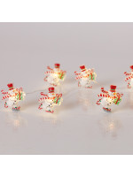 ΣΕΙΡΑ, 20 MINI LED, ΧΙΟΝΑΝΘΡΩΠΟΣ, ΜΠΑΤΑΡΙΑΣ 3xAA, ΧΡΟΝΟΔΙΑΚΟΠΤΗ, ΑΣΗΜΙ ΧΑΛΚΙΝΟ ΚΑΛΩΔΙΟ, ΘΕΡΜΟ ΛΕΥΚΟ LED ΑΝΑ 10cm, ΠΡΟΕΚΤΑΣΗ ΠΑΡΟΧΗΣ 30cm, IP20