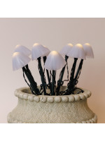 ΣΕΙΡΑ, 8 LED 5mm, ΛΕΥΚΑ ΠΛΑΣΤΙΚΑ ΜΑΝΙΤΑΡΙΑ H20cm, ΗΛΙΑΚΟ ΠΑΝΕΛ ΜΕ ΑΙΣΘΗΤΗΡΑ ΦΩΤΟΣ, ΠΡΑΣΙΝΟ PVC ΚΑΛΩΔΙΟ, ΘΕΡΜΟ ΛΕΥΚΟ LED ANA 50cm, ΠΡΟΕΚΤΑΣΗ ΠΑΡΟΧΗΣ 1m, IP44