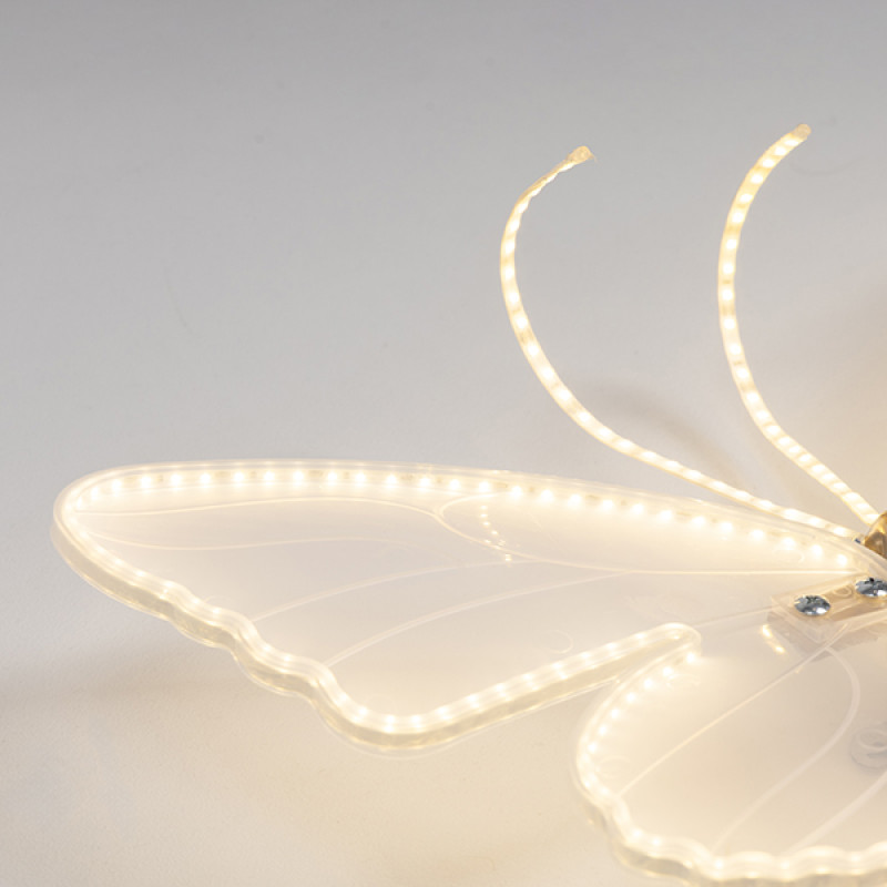 ΠΕΤΑΛΟΥΔΑ ΦΩΤΙΖΟΜΕΝΗ 40cm, 12V ΜΕΤΑΣΧΗΜΑΤΙΣΤΗ, 120 LED/M, ΘΕΡΜΟ ΛΕΥΚΟ LED, ΠΡΟΕΚΤΑΣΗ ΠΑΡΟΧΗΣ 3m, IP44