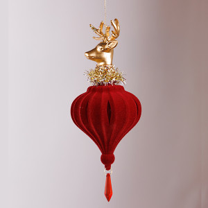 ΣΤΟΛΙΔΙ, ΒΕΛΟΥΔΙΝΟ, ΚΟΚΚΙΝΟ ΜΕ ΧΡΥΣΟ ΤΑΡΑΝΔΟ, 19.56cm