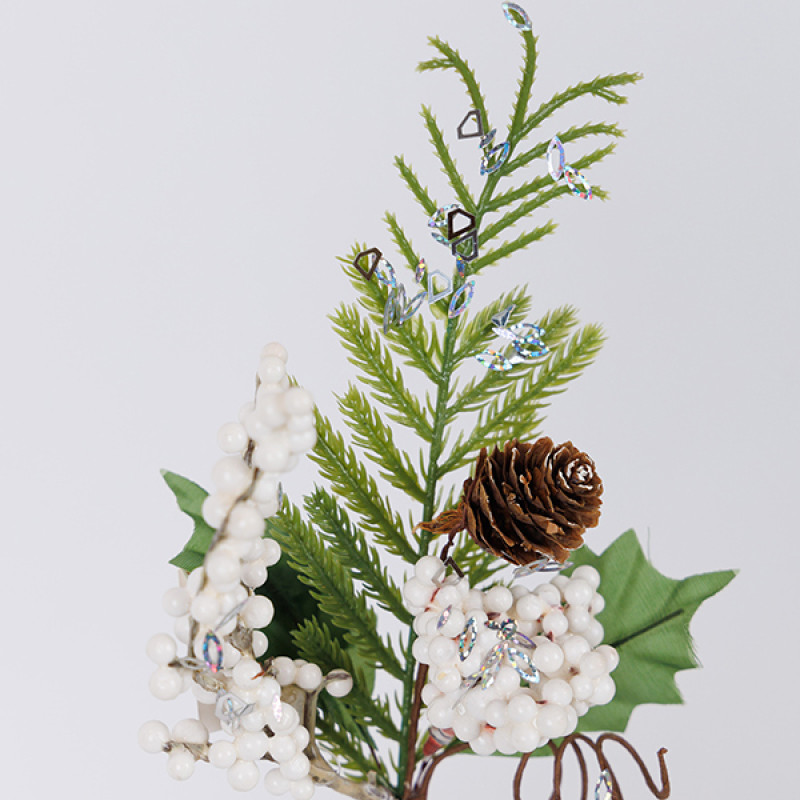 ΠΙΚΑΚΙ ΜΕ ΛΕΥΚΑ BERRIES ΚΑΙ ΑΚΑΚΙΑ, 26cm