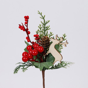 ΠΙΚΑΚΙ ΜΕ ΚΟΚΚΙΝΑ BERRIES ΚΑΙ ΕΛΑΦΑΚΙ, 25cm