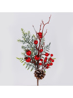 ΚΛΑΔΙ ΜΕ BERRY, ΚΟΥΚΟΥΝΑΡΙ ΚΑΙ ΚΛΑΔΙ ΕΛΑΤΟΥ, 46cm