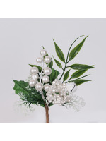 ΠΙΚΑΚΙ ΜΕ ΛΕΥΚΑ BERRIES ΚΑΙ ΚΟΥΔΟΥΝΑΚΙ, 20cm