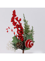 ΠΙΚΑΚΙ ΜΕ ΑΣΠΡΟ ΚΟΚΚΙΝΟ ΜΠΑΣΤΟΥΝΑΚΙ ΚΑΙ ΜΠΑΛΙΤΣΑ, 23cm