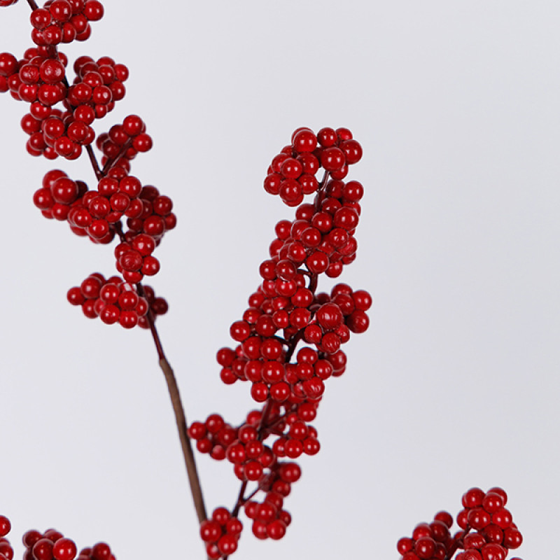 ΚΛΑΔΙ ΜΕ ΜΙΚΡΑ ΚΟΚΚΙΝΑ BERRIES, 55cm