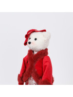 ΚΥΡΙΑ ΑΡΚΟΥΔΑ ΜΕ ΜΠΟΡΝΤΟ ΡΟΥΧΑ ΚΑΙ ΚΑΠΕΛΟ, 45cm