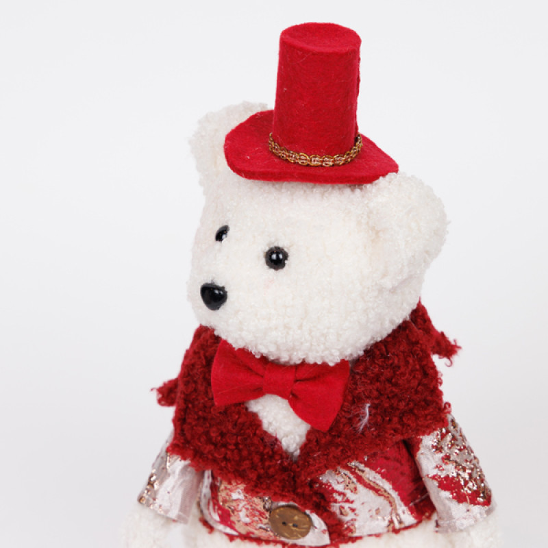 ΑΡΚΟΥΔΑΚΙ ΜΕ ΜΠΟΡΝΤΟ ΡΟΥΧΑ, 23cm