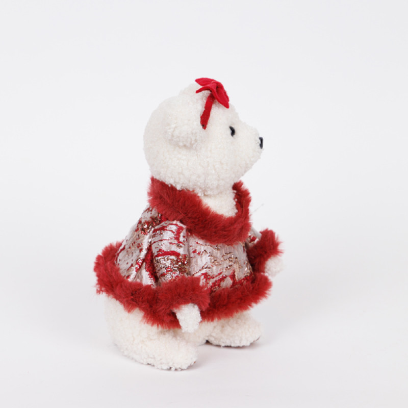 ΑΡΚΟΥΔΙΤΣΑ ΜΕ ΜΠΟΡΝΤΟ ΡΟΥΧΑ ΚΑΙ ΦΙΟΓΚΟ, 23cm