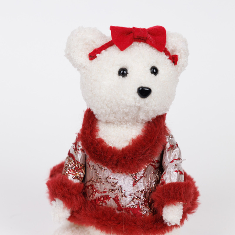 ΑΡΚΟΥΔΙΤΣΑ ΜΕ ΜΠΟΡΝΤΟ ΡΟΥΧΑ ΚΑΙ ΦΙΟΓΚΟ, 23cm